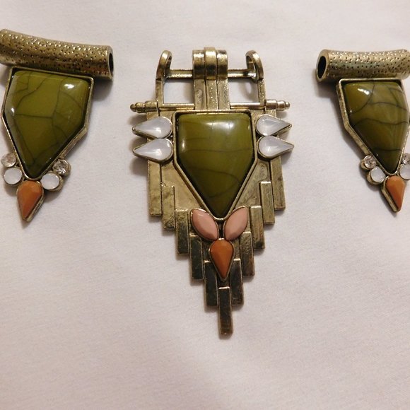 Cabochan Multi-color Pendants for Necklace - Picture 1 of 5